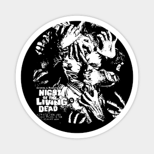 night of living dead horror movie Magnet